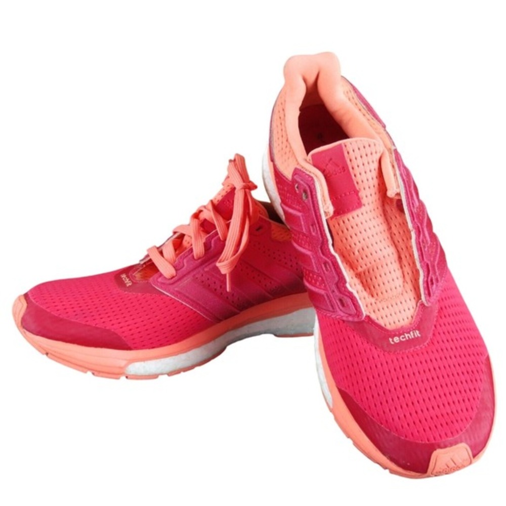 adidas Wmn Supernova Glide Continental Sneaker Red Synthetic 7 Medium Used 2025